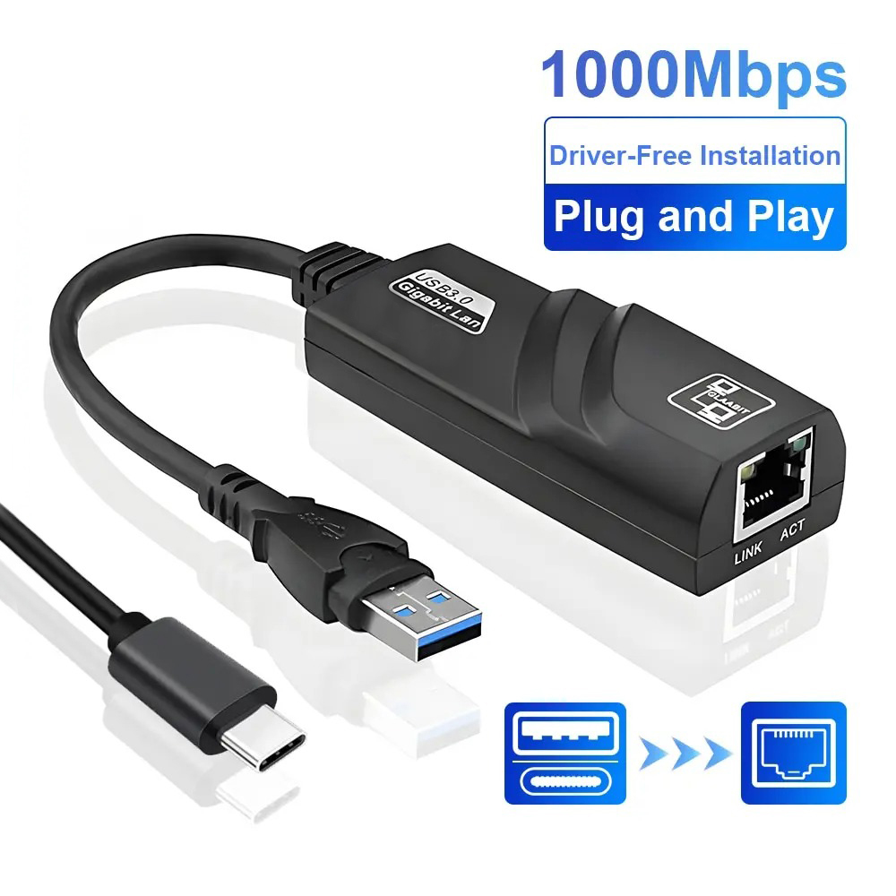 Laptop Accessories Hub - Wifi Adapter USB 3.0 HUB Ethernet