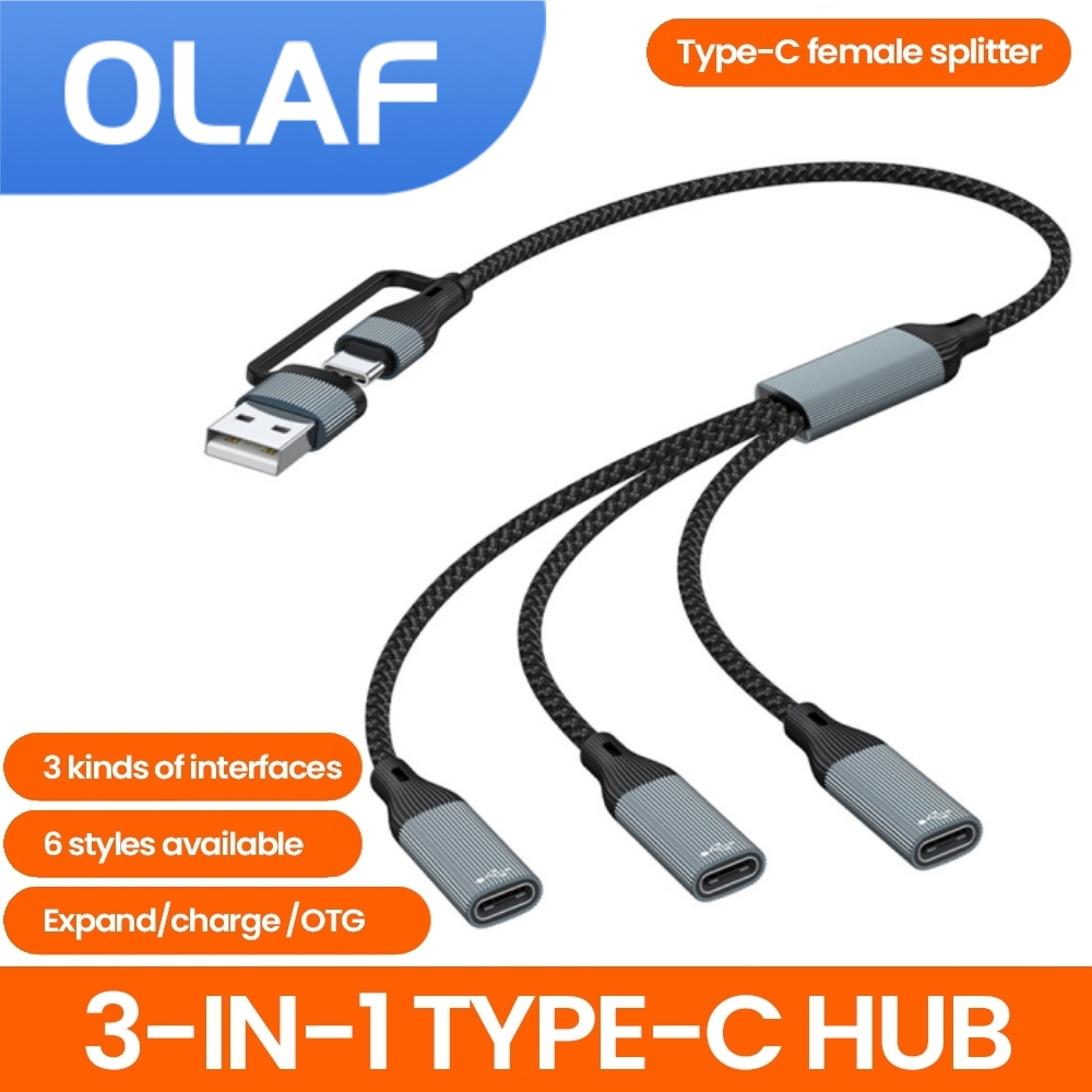 Laptop Accessories Hub - Olaf Hub USB Type C To