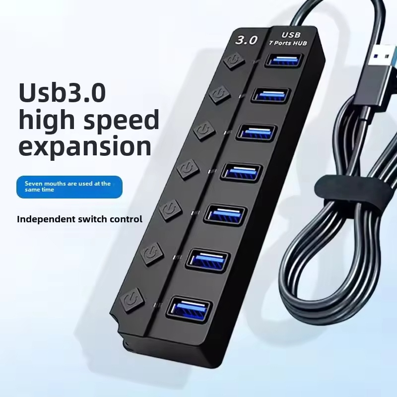 Laptop Accessories Hub - USB 3.0 Power Adapter 4/7 Ports