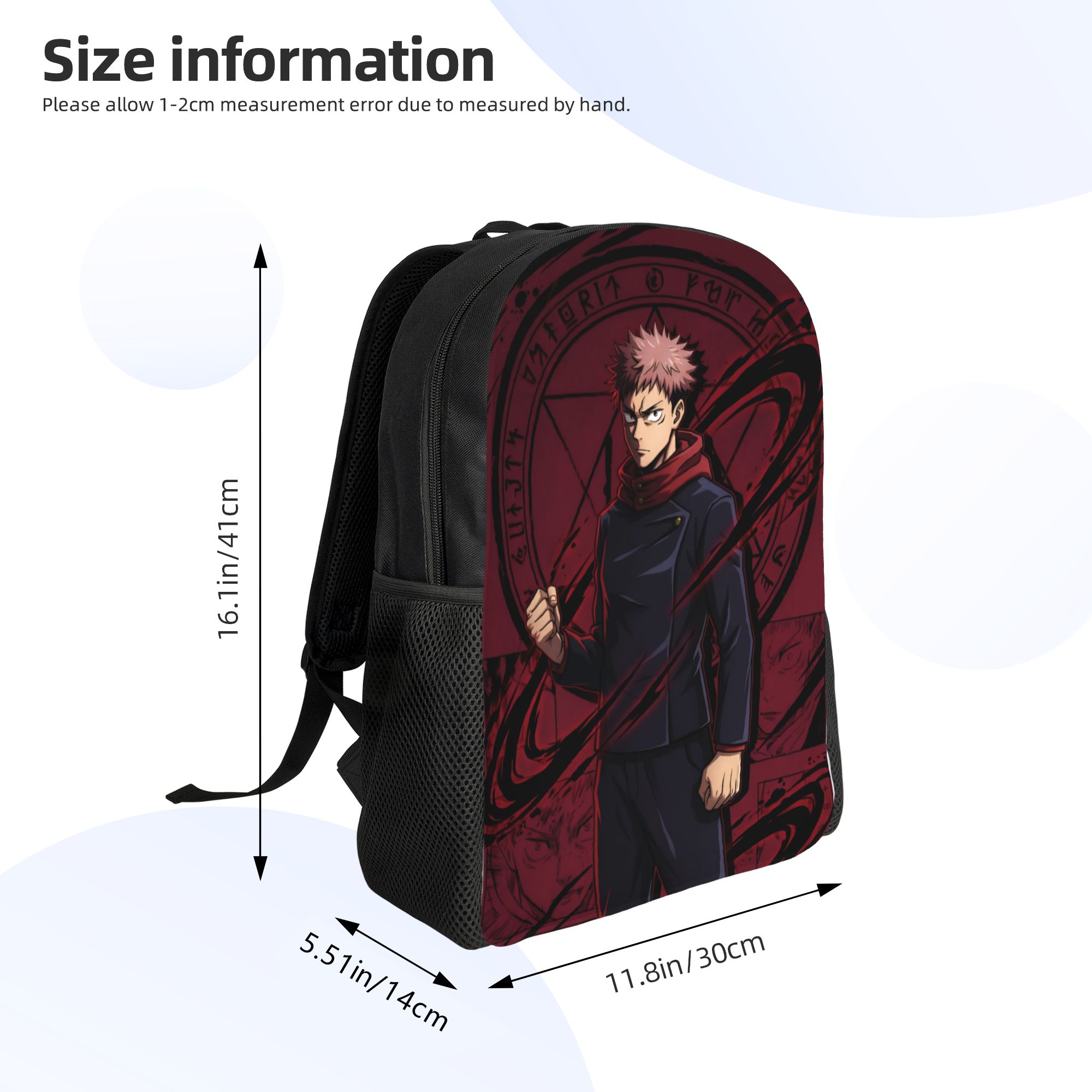 3D Print J-Jujutsus K-Kaisens  - огляд і ціна Laptop Accessories Bag For Men