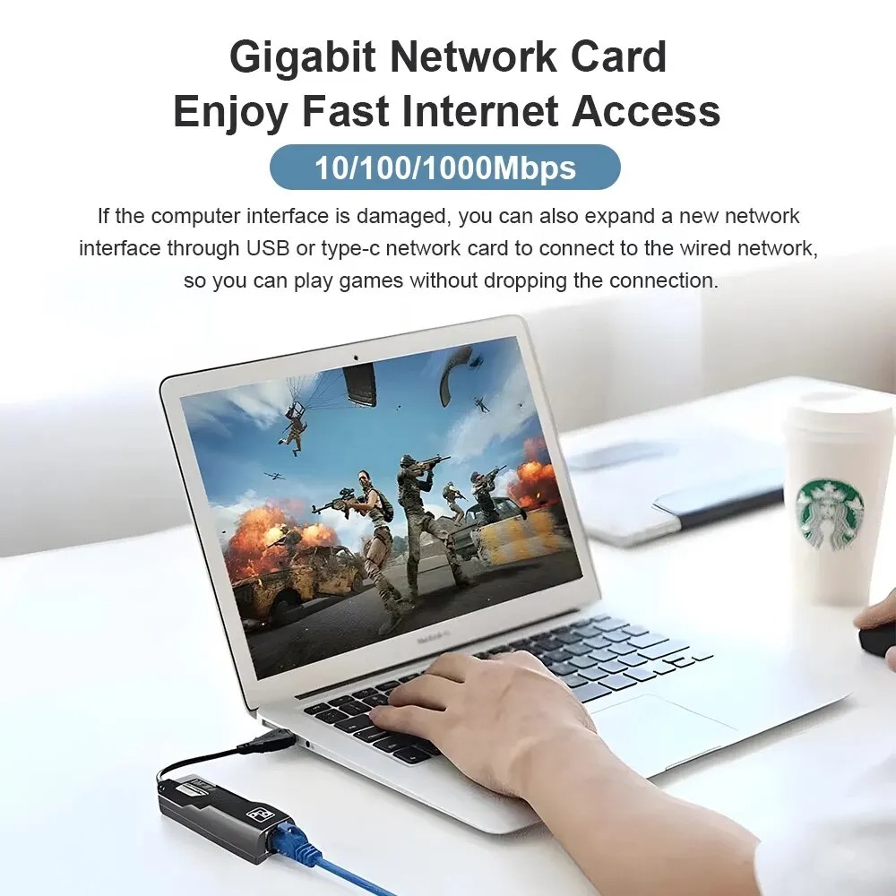 Wifi Adapter USB 3.0 HUB Ether - огляд і ціна Laptop Accessories Hub