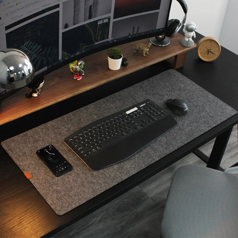 Wool Felt Mouse Pad Office Com - огляд і ціна Laptop Accessories Display