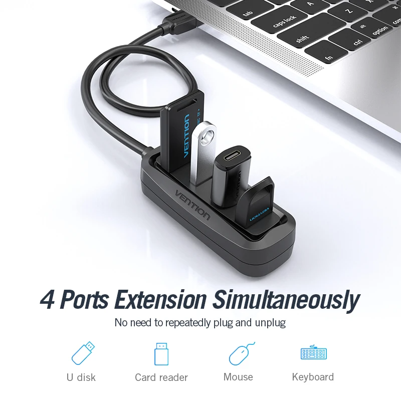 Vention USB 2.0 HUB 4 Port wit - огляд і ціна Laptop Electronics Accessories
