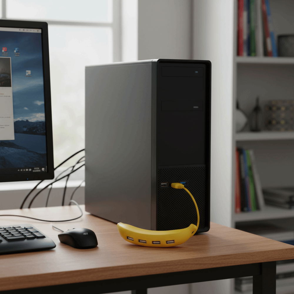 Portable Design Banana USB Hub - огляд і ціна Laptop Accessories Hub