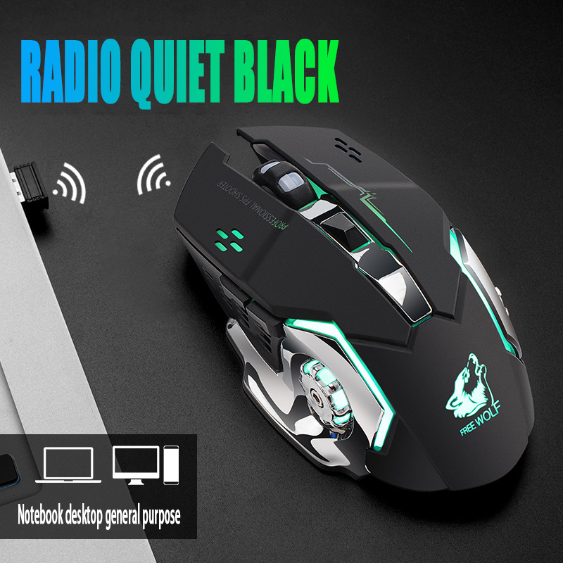 Free Wolf X8 Wireless Mouse Ch - огляд і ціна Laptop Electronics Accessories