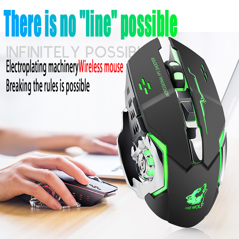 Free Wolf X8 Wireless Mouse Ch - огляд і ціна Laptop Electronics Accessories