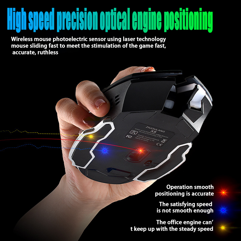 Free Wolf X8 Wireless Mouse Ch - огляд і ціна Laptop Electronics Accessories