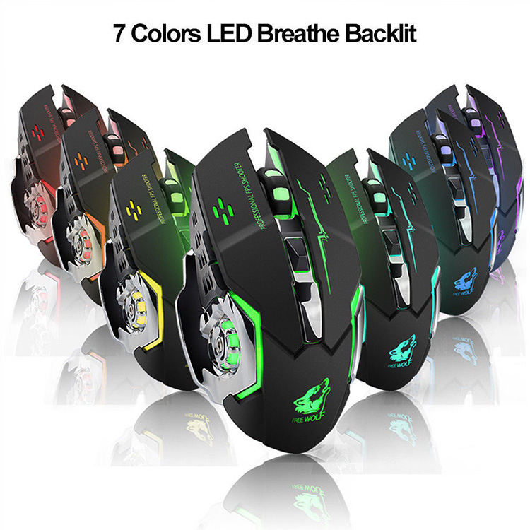 Free Wolf X8 Wireless Mouse Ch - огляд і ціна Laptop Electronics Accessories