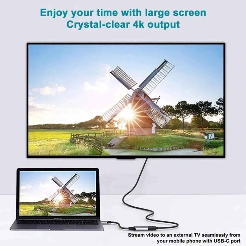 8K USB C to HDMI Adapter 4K 12 - огляд і ціна Laptop Accessories Hub