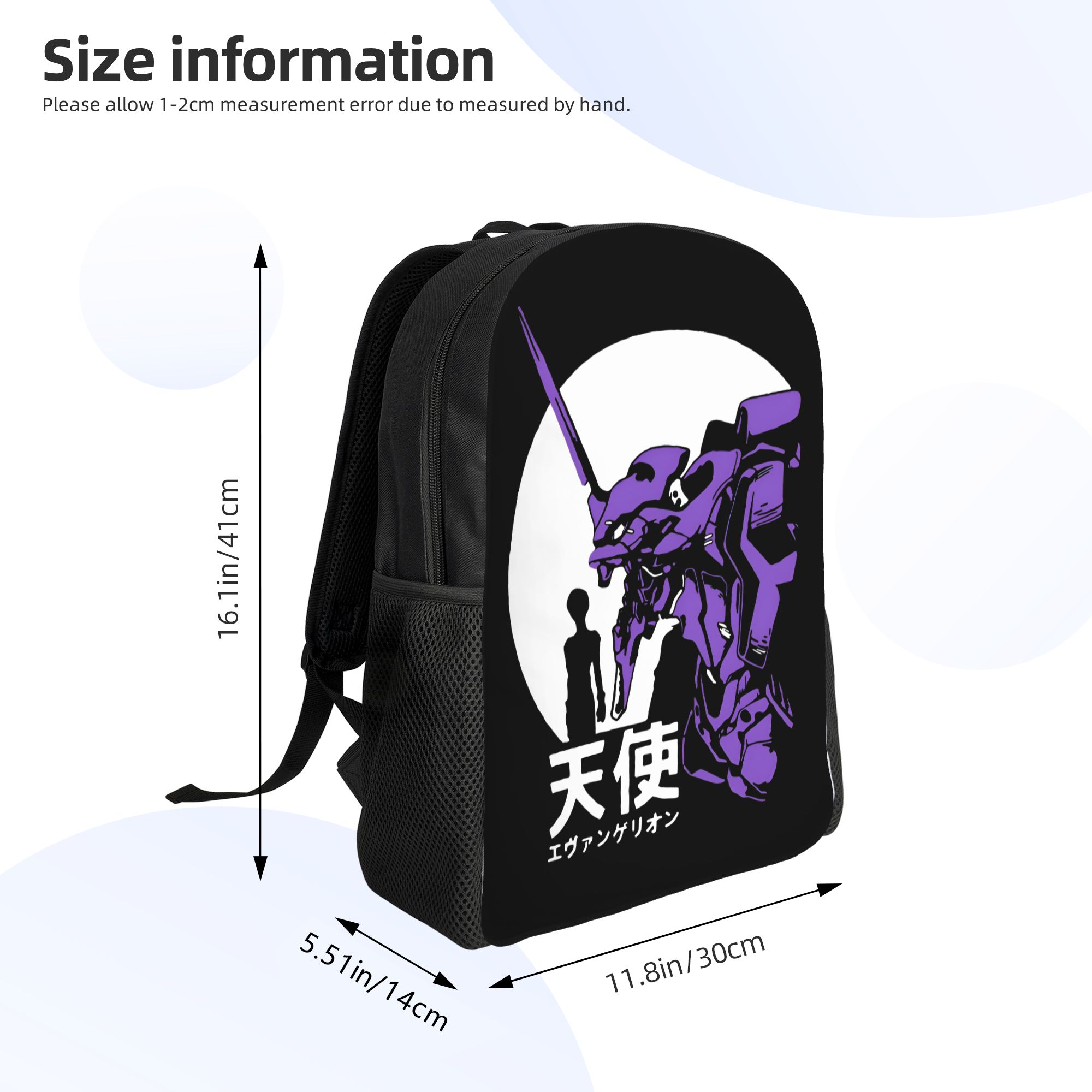3D Print E-Evangelions Backpac - огляд і ціна Laptop Accessories Bag For Men