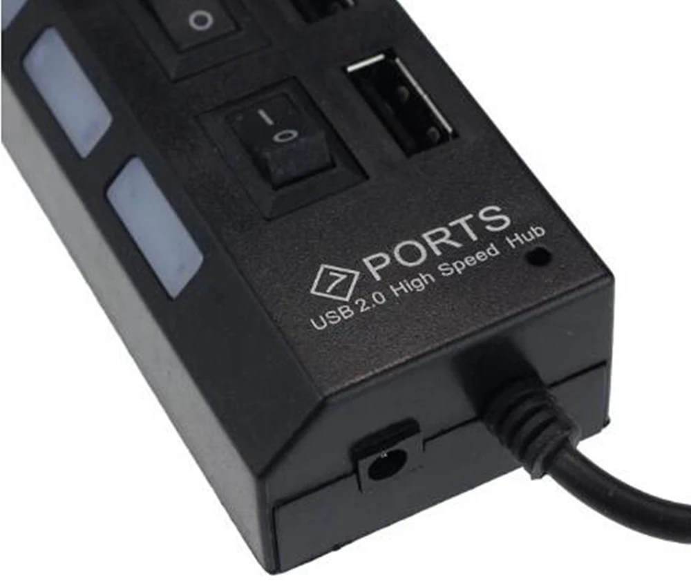 7 Port USB 2.0 Hub Splitter Fo - огляд і ціна Laptop Accessories Hub